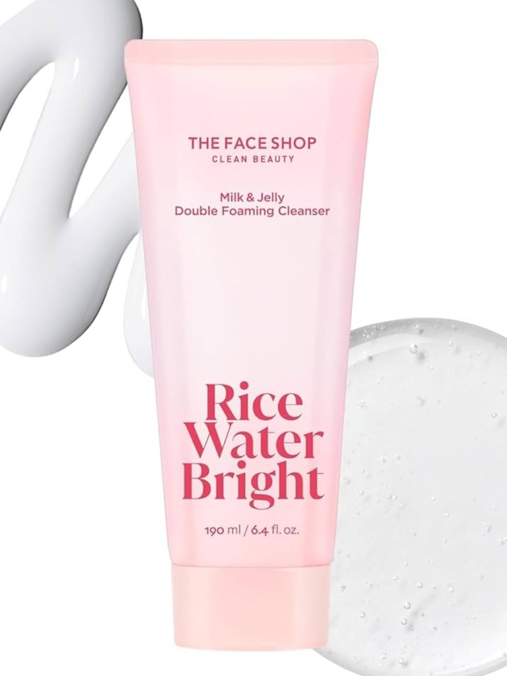 BRAND NEW Rice Water Bright Milk & Jelly Double Cleanser the face shop